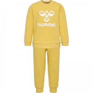 Hummel Happy Arine Crew Dječje Sets Žute | 408956-337