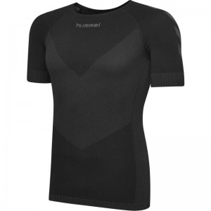Hummel Hummel First Seamless S/S Muške Dres Crne | 606147-392