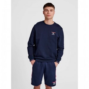 Hummel Ic Dayton Muške Dukserice Tamnoplave | 292549-702