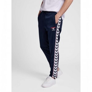 Hummel Ic Lerby Poly Tapered Muške Hlače Tamnoplave | 957312-512