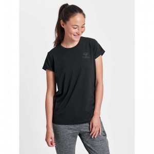 Hummel Isobella S/S Ženske Majice Crne | 927777-916