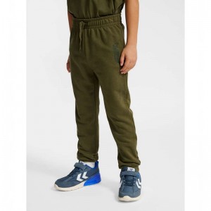 Hummel Jr Base Regular Dječje Hlače Zelene | 155596-667