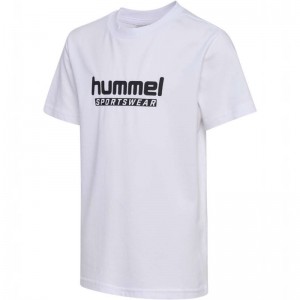 Hummel Jr Base S/S Dječje Majice Bijele | 015077-529