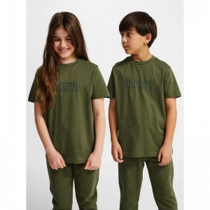 Hummel Jr Base S/S Dječje Tenisice Zelene | 480792-957
