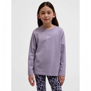 Hummel Jr Fast L/S Dječje Hlače Boje Lavande | 638008-251