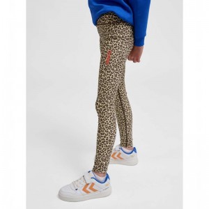 Hummel Jr Fast Mid Waist Dječje Dukserice Leopard | 320075-970