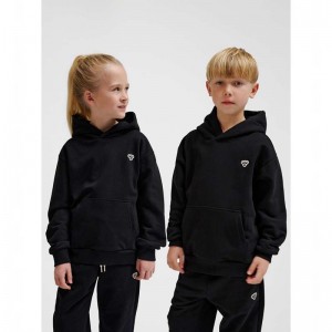 Hummel Jr Loose Bee Dječje Majica s Kapuljačom Crne | 200437-445