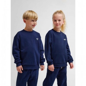 Hummel Jr Loose Crewneck Bee Dječje Rukavice Tamnoplave | 208903-616