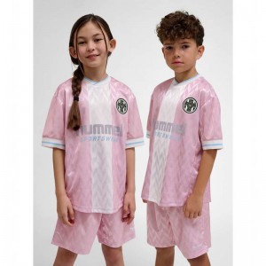 Hummel Jr Loose Fb Jersey S/S Dječje Kratke Hlače Roze | 978281-273