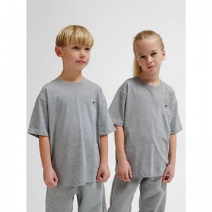 Hummel Jr Loose S/S Bee Dječje Majice Sive | 970861-502