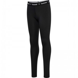 Hummel Jr Pulse Mid Waist Dječje Hulahopke Crne | 063247-485