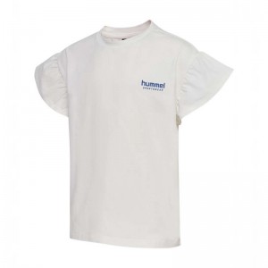 Hummel Kasandra S/S Dječje Majice Bijele | 101887-658