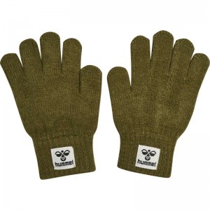 Hummel Kvint Dječje Rukavice Maslinasto Zelene | 870555-398