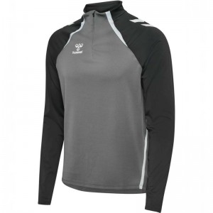 Hummel Lead 2.0 Half Zip Ženske Majice Sive | 877903-515