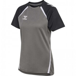 Hummel Lead 2.0 S/S Ženske Dres Sive | 192841-767