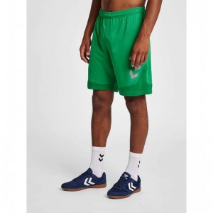 Hummel Lead Poly Muške Kratke Hlače Zelene | 846981-005
