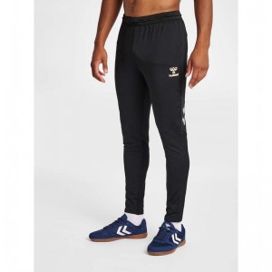 Hummel Lead Pro Football Muške Hlače Crne | 265318-707