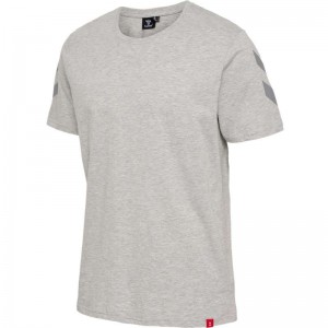 Hummel Legacy Chevron Plus Muške Majice Sive | 946886-116
