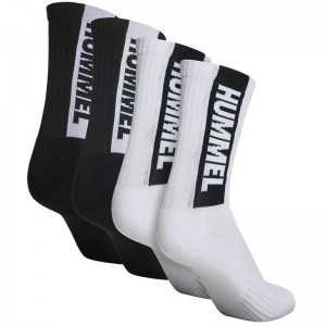 Hummel Legacy Core 4-packs Mix Muške Čarape Bijele | 546442-194