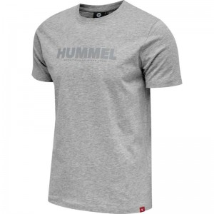 Hummel Legacy Muške Majice Sive | 113788-009