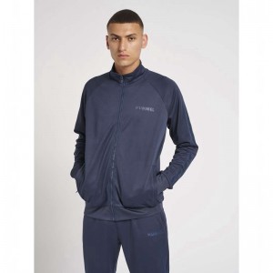 Hummel Legacy Poly Zip Muške Jakne Tamnoplave | 629025-490