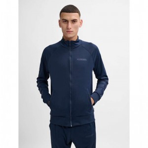 Hummel Legacy Sune Poly Zip Muške Jakne Tamnoplave | 275900-148