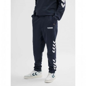 Hummel Legacy Tapered Muške Hlače Tamnoplave | 804842-861