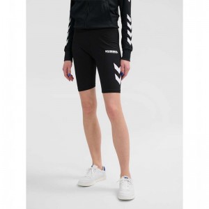 Hummel Legacy Tight Ženske Kratke Hlače Crne | 526903-517