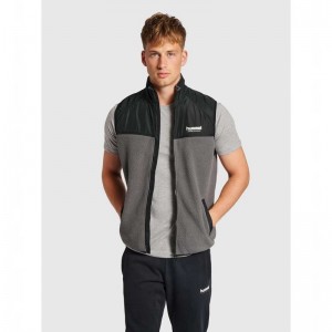 Hummel Lgc Charley Fleece Muške Prsluk Sive | 581726-031