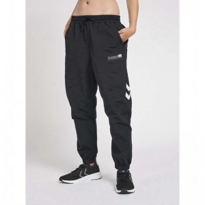 Hummel Lgc Musa Wov Regular Muške Hlače Crne | 684163-154