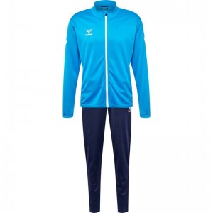 Hummel Logo Suit Muške Dukserice Plave | 613237-716