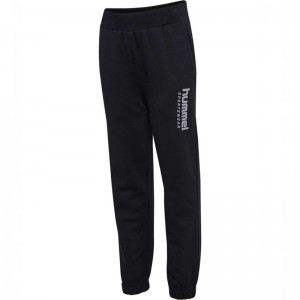 Hummel Loksi Adjustable Waist Dječje Hlače Crne | 411119-047
