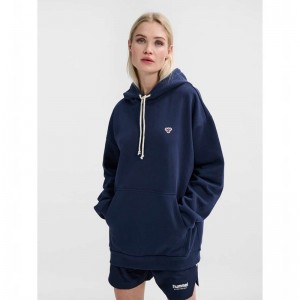 Hummel Loose Bee Ženske Majica s Kapuljačom Tamnoplave | 285238-351