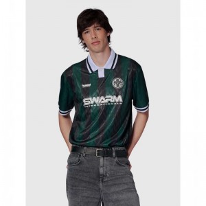Hummel Loose Football S/S Muške Dres Zelene | 776966-697