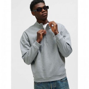 Hummel Loose Half Zip Bee Muške Dukserice Sive | 895488-452