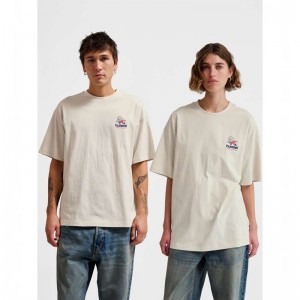 Hummel Loose S/S Headball Muške Majice Bijele | 730143-924