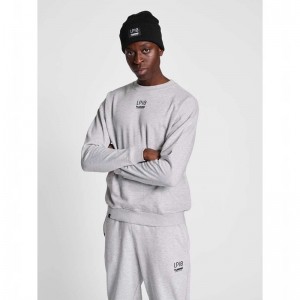 Hummel Lp10 Boxy Muške Dukserice Sive | 457648-044