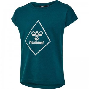 Hummel Luna S/S Dječje Majica bez Rukava Zelene | 461605-682