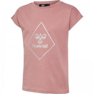 Hummel Luna S/S Dječje Majice Roze | 804423-157