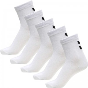 Hummel Make My Day 5-pack Dječje Čarape Bijele | 116370-224