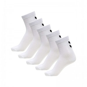 Hummel Make My Day 5-pack Dječje Čarape Bijele | 064907-156