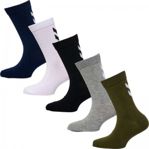 Hummel Make My Day 5-pack Dječje Čarape Maslinasto Zelene | 708577-990