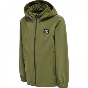 Hummel Mars Softshell Dječje Jakne Maslinasto Zelene | 782332-991