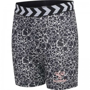 Hummel Mimmi Tight Dječje Kratke Hlače Crne | 143922-353