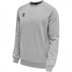 Hummel Move Grid Cotton Muške Dukserice Sive | 347000-062