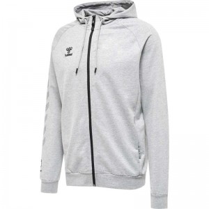 Hummel Move Grid Cotton Zip Muške Tenisice Sive | 740948-497
