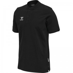 Hummel Move Grid Polo Muške Majice Crne | 063541-712