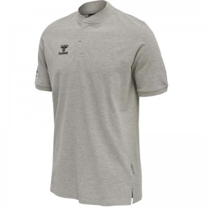 Hummel Move Grid Polo Muške Majice Sive | 762325-185