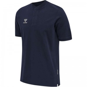 Hummel Move Grid Polo Muške Majice Tamnoplave | 531697-275
