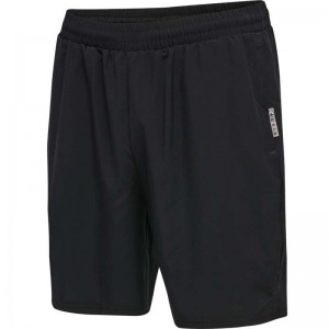 Hummel Move Grid Woven Muške Kratke Hlače Crne | 556232-288